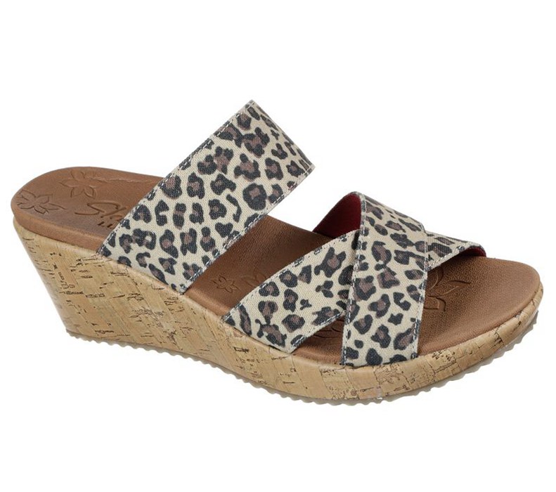 Skechers Beverlee - Purrrfect - Womens Sandals Leopard [AU-EH4145]